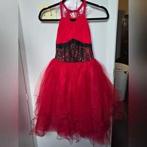 Revolution Red and Black Kids Dance Costume